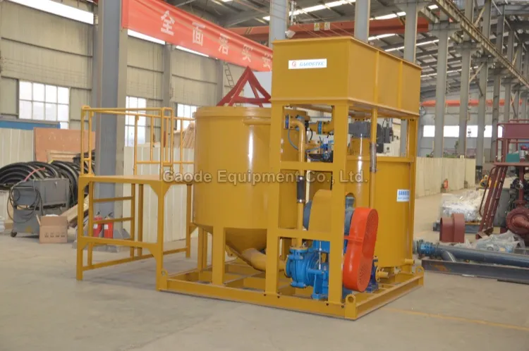 Gaodetec GMA1500-1200E Automatic 1500L Mixer Volume Colloidal Cement Grout Mixer and Agitator